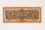 German issued Greek currency, 200 million Drachmai note