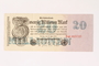 Weimar Germany Reichsbanknote, 20 million mark