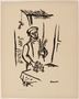 1 from a series of 14 wartime prints by a Hungarian Jewish artist honoring the Jewish holidays