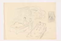 2013.486.10 front
Child’s pencil sketch of 2 boys in beds listening to the radio by a German Jewish refugee

Click to enlarge