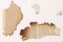 Burned fragments Talmudic commentary recovered during Kristallnacht by a Jewish Austrian girl