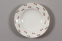 China plate with floral  border recovered by a German Jewish family postwar