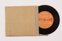 Voice-O-Graph vinyl record and envelope