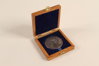 1994.111.1.2 open
Presentation box for medal awarded to a Hungarian rescuer

Click to enlarge
