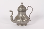 Pewter teapot acquired by an UNRRA aid worker