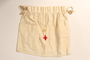 Drawstring pouch embroidered with the Red Cross symbol