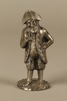 2016.184.7 front
Pewter pepper shaker as a bearded Jewish peddler in tricorn hat

Click to enlarge