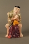 Staffordshire Toby Jug of a seated Shylock