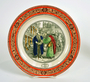 Adams dinner plate with an image of Shylock and Tubal in conversation