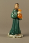 Murano glass figure of a Jew holding a full money bag