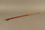 Wooden cane with a carved grip of a Jewish man with painted eyes