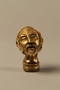 Bronze cane knob in the shape of a squinting Jewish man’s head