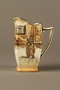 Royal Doulton Dickens Ware pitcher decorated with an image of Fagin