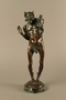 Bronze statue of a Jewish man as the pagan god Mercury
