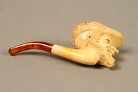 2016.184.116_a right
Meerschaum pipe with the bowl carved as a Jewish man's head, with case

Click to enlarge