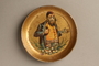 Small dish with a painting of a Jew scratching himself