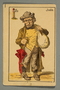 Schwarzer Peter playing card deck with German social roles