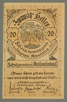 2016.184.195 front
German-Austrian League of Anti-Semites, 20 heller donation receipt

Click to enlarge