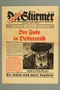 Der Stürmer, Sondernummer 9, Juli 1938, 16. Jahr 1938