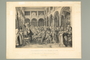 Print of Jews forced to listen to a Christian sermon