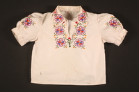 2016.112.5 front
Embroidered blouse made for a young Austrian Jewish refugee before her emigration

Click to enlarge