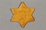 Yellow cloth Jewish star