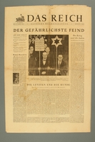 2016.184.407 front
Das Reich: deutsche Wochenzeitung, No. 19, May 9, 1943

Click to enlarge