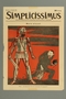 Issue of Simplicissimus with a cover of Mars, War God, and a Jew as the British War God