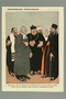 Satiric print depicting religious leaders of 5 different faiths