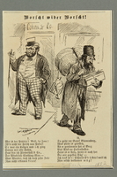 2016.184.458 front
19th century US cartoon contrasting a rich Jewish shop owner and a peddler

Click to enlarge