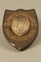 1996.A.0063.2 front
Plaque with Polish eagle issued to Mr. L.W. Collier

Click to enlarge
