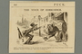 Cartoon of a Jewish shopkeeper getting his comeuppance for cheating