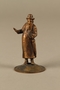 Bronze cast figurine of a Jewish matchmaker with his umbrella