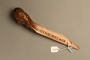 Wooden letter opener with a handle carved as the head of a Jewish man