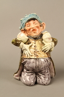 2016.184.620_a-b front
Ceramic cookie jar of a Jewish man kneeling with 2 money bags

Click to enlarge