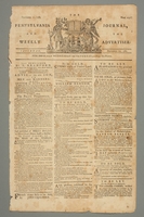 2016.184.689 front
The Pennsylvania journal, or, Weekly advertiser, December 21, 1782

Click to enlarge