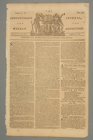 2016.184.695 front
The Pennsylvania journal, or, Weekly advertiser

Click to enlarge
