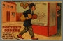 Inscribed postcard with a cartoon of a Jewish pawnbroker