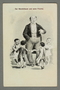 Postcard of 4 children dancing around a Jewish man