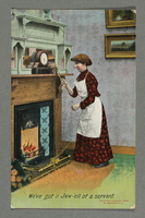 2016.184.777 front
Postcard of a Jewish woman dusting a mantel clock

Click to enlarge