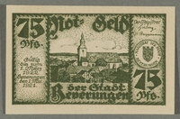 2016.184.843_front
Beverungen, emergency currency, 75 pfennigs notgeld, with an anti-Jewish cartoon

Click to enlarge