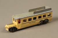 2016.220.2_a 3/4 view
Wooden toy bus owned by a Czechoslovakian Jewish girl

Click to enlarge