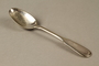 Silver plated fork brought with a Jewish Polish refugee family