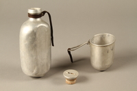 2016.372.5 a-c open
Mess kit metal bottle, cork cap, and cup

Click to enlarge