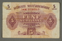 5 Schilling Austrian Allierte Militarbehorde currency