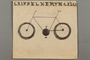 Drawing of a bicycle created by a Jewish Austrian child