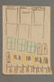 Drawing of windows and doors created by a Jewish Austrian child