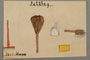 Drawing of cleaning items entitled "Putztag" (Cleaning Day) created by a Jewish Austrian child