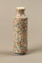 Enameled porcelain vase with a floral pattern owned by Lithuanian Jewish refugee in the Shanghai Ghetto