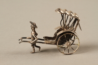 2017.513.7 left
Silver rickshaw and driver figurine owned by a Lithuanian Jewish refugee in the Shanghai Ghetto

Click to enlarge